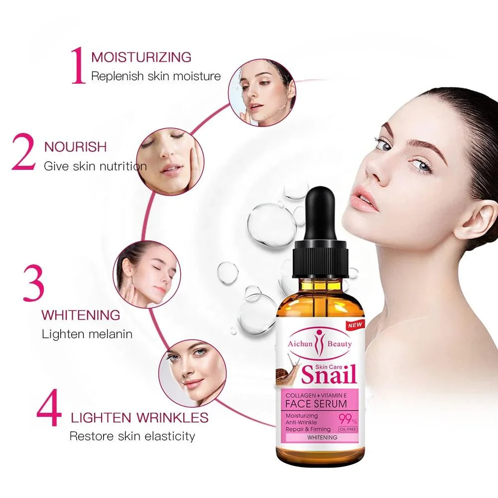 Aichun Beauty Snail Anti Aging Anti Wrinkle Collagen Whitening Facial Aichun Beauty