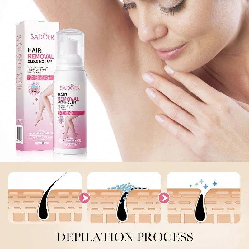 Sadoer Hair Removal Mousse or Hair Removal Mousse Foam 100ml Sadoer