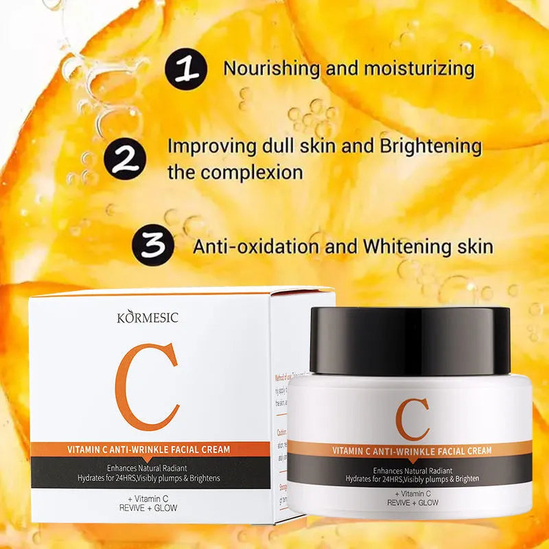 KORMESIC Vitamin C Anti-Wrinkle Facial Cream - 50g KORMESIC