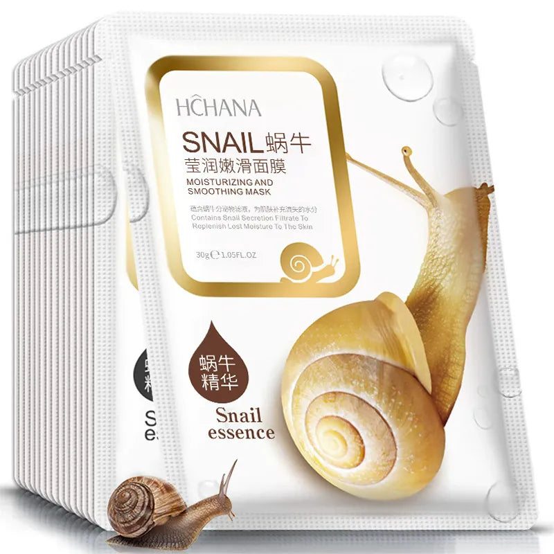 HCHANA Snail Moisturizing & Smoothing Facial Mask HCHANA