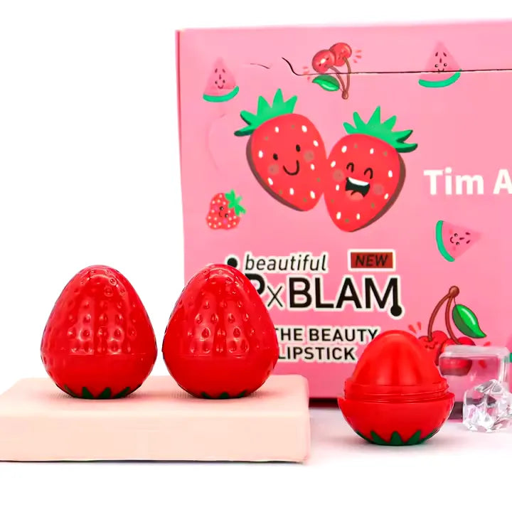 Professional Cute Kids Strawberry Lip Balm Cosmia.pk