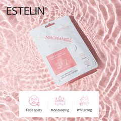 Estelin Niacinamide Fade Spots & Whitening Sheet Mask - 25g Estelin