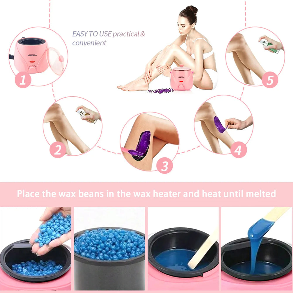 MoeHair Pro Extreme Non-Stick Epilator Wax Heater Machine MOEHAIR