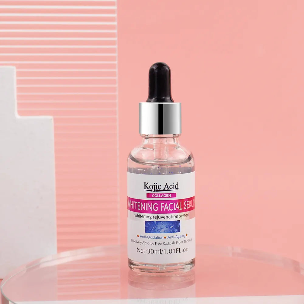 Guanjing Kojic Acid & Collagen Whitening Serum – Brighten, Hydrate & Restore Glow - 30ml Guanjing