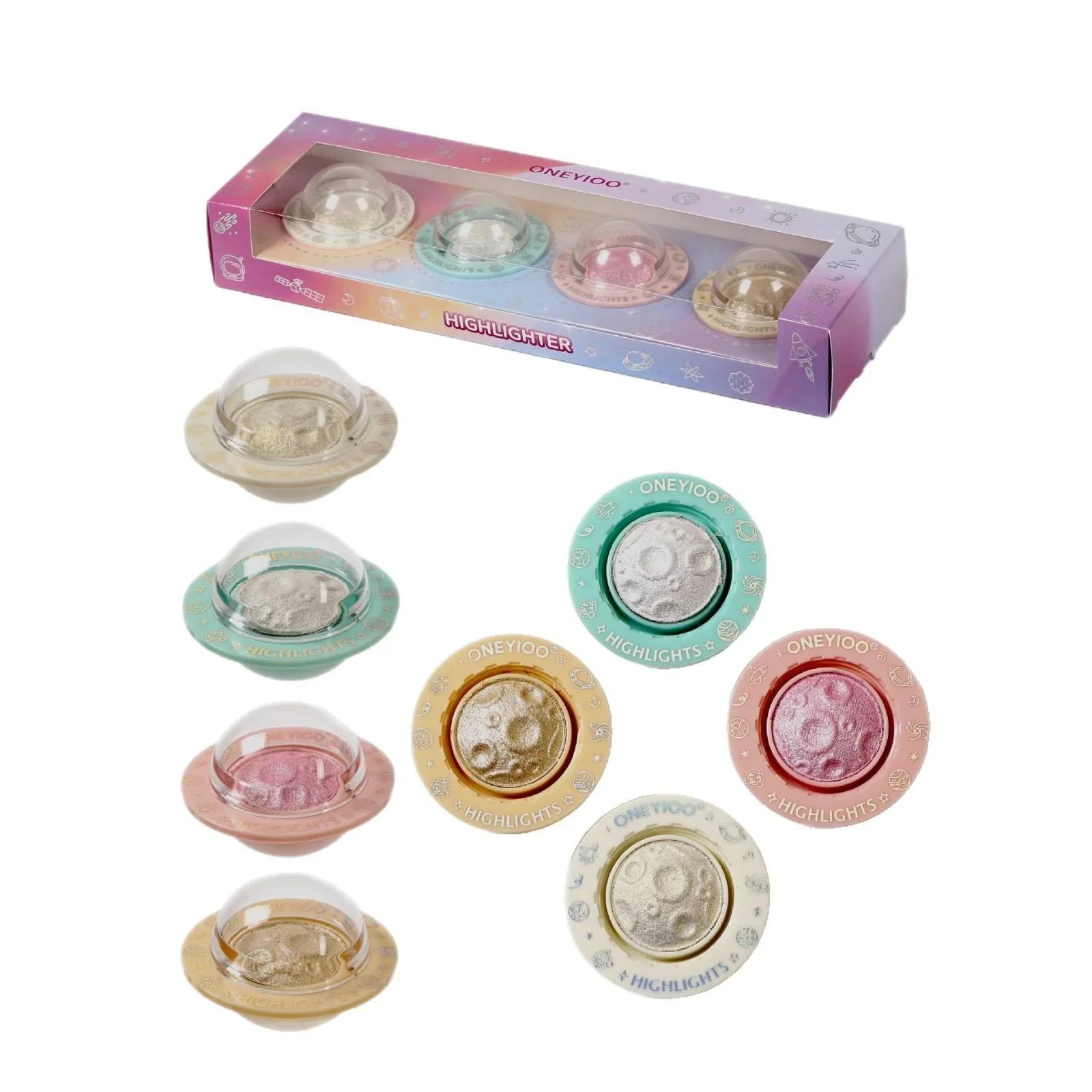 Oneyioo 4 color highlighter set oneyioo