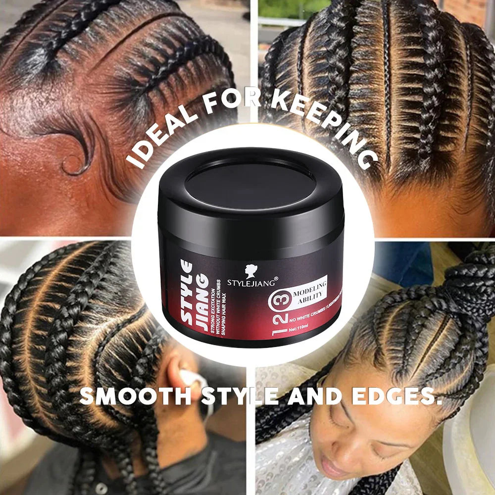 Style Jiang Water Based Strong Edge Control Extreme Hold Styling Hair Style Jiang