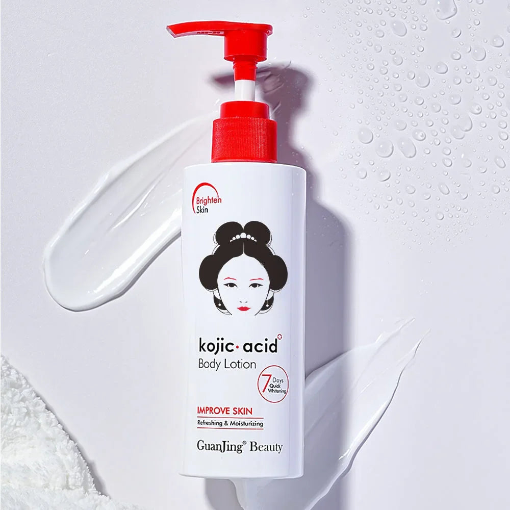 Guanjing Beauty Kojic Acid Collagen 3 in 1 Skin Care Body Lotion Guanjing