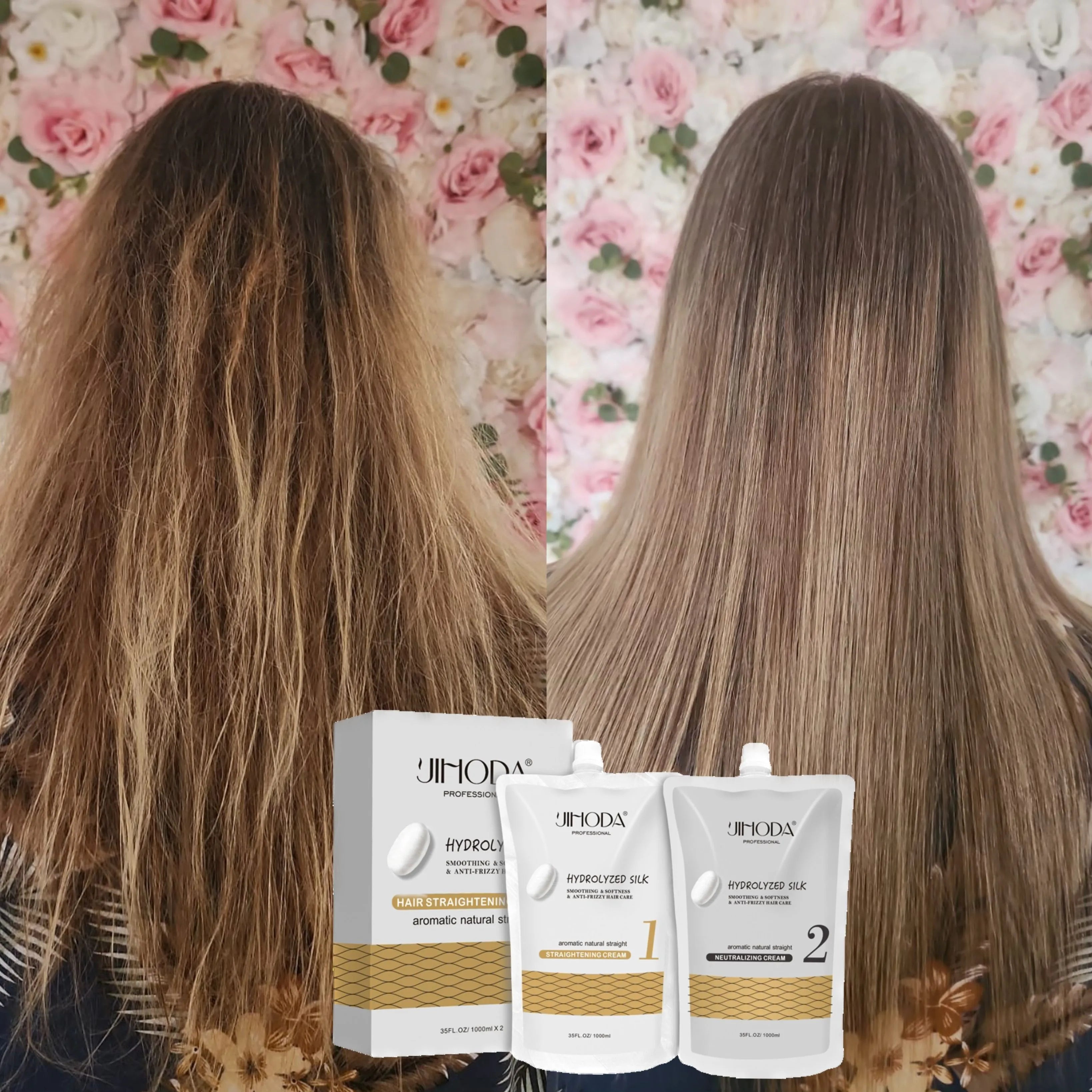 Gihoda Rebonding Hair Straightening Cream for Nourish and Smooth Hair Gihoda