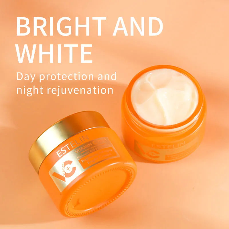 ESTELIN Vitamin C Plus Hyaluronic Acid Niacinamide Night Cream - 50g Estelin