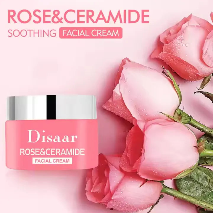 Disaar Rose Ceramide Repair and Brightening Facial Cream - 50g Disaar