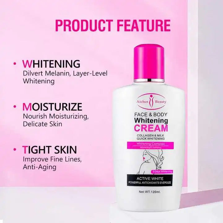 AICHUN BEAUTY Face &Body Whitening Cream - 120ml Aichun Beauty