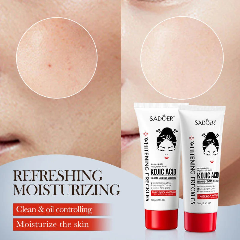 Sadoer Amino Acids Hyaluronic acids Kojic acid Mild Oil Control Cleanser Sadoer