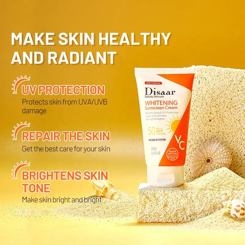 Disaar Whitening Sunscreen Cream SPF 60 – Brightening & Protective DISAAR