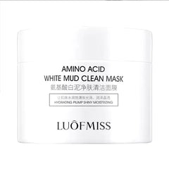 LUOFMISS Amino Acid White Mud Clean Faical Mask -120g LUOFMISS