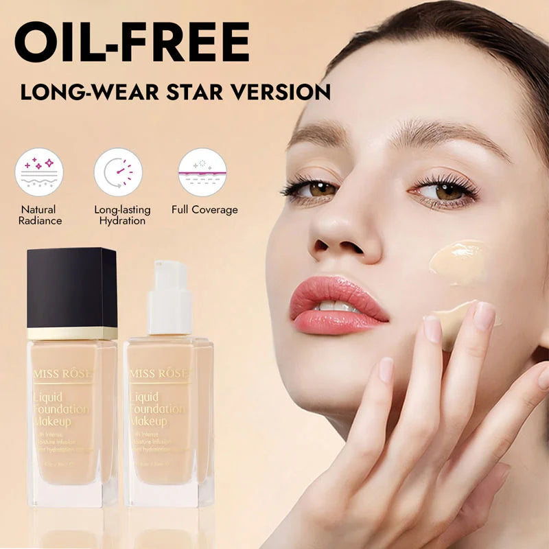 Miss Rose Liquid Makeup Foundation - 30ml Miss Rose
