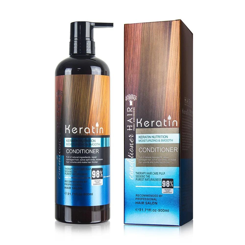 Keratin Moisturizing & Smooth Shampoo and Conditioner Keratin