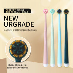 Plastic Plain Stellar Round Head Toothbrush - Each Cosmia.pk