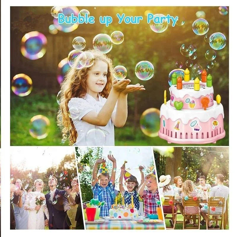 Birthday Moving Cake Bubble Machine Cosmia.pk