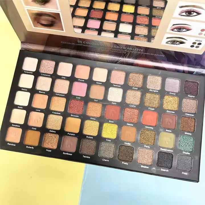 IGOODCO Wild Girl Fashion & Beauty Eyeshadow Palette – 50 Color Eyeshadow Palette Igoodco