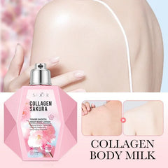 Sadoer Collagen Sakura Moisturizing Whitening Brighten Body Lotion Sadoer