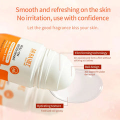 Dr. Rashel Passion Bloom Quick Dry Roll-On Deodorant 48H Protection - 50ml Dr. Rashel