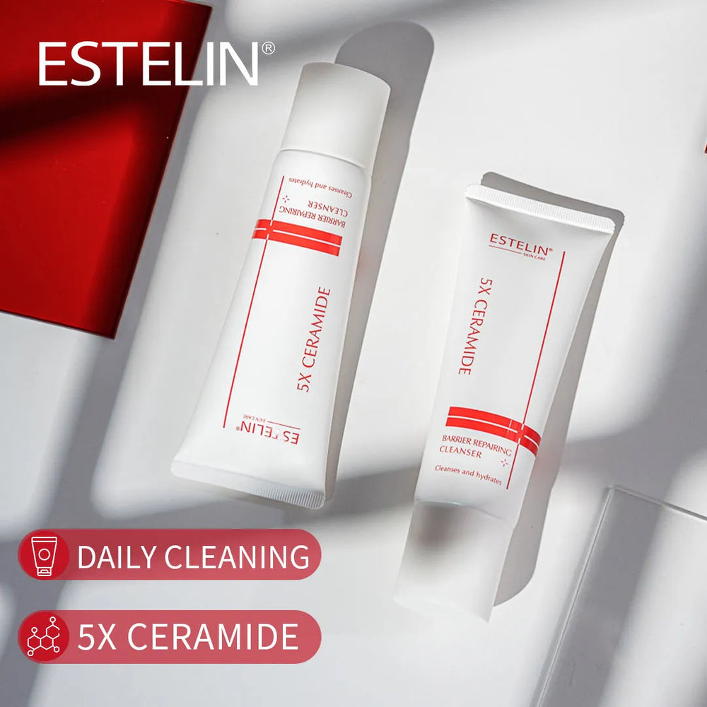 ESTELIN 5X Ceramide Barrier Repairing Cleanser - 120g Estelin