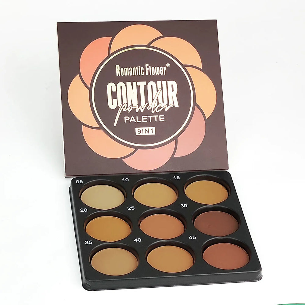 Romantic Flower 9‑in‑1 Contour Palette Romantic Flower