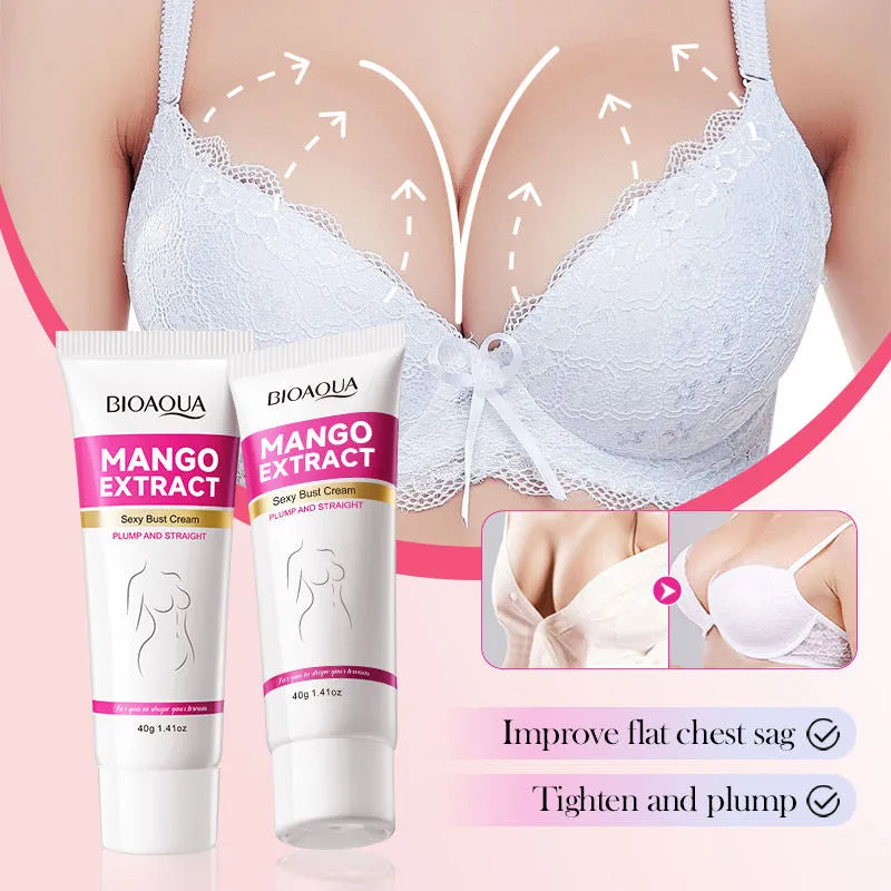 Bioaqua Natural Breast Increasing Instant Tightening Firming Massage Upsize Chest Cream - 40g Bioaqua