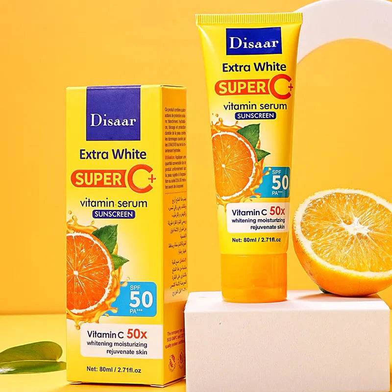 Disaar Natural Glow Sunblock Anti- UVA/UVB Sun Screen Cream SPF 50 Disaar