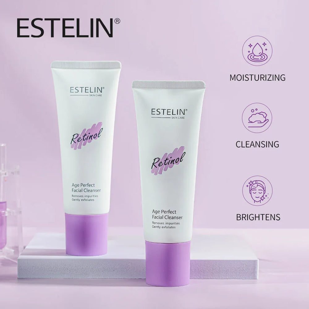 Estelin Retinol Age Perfect Facial Cleanser - 120g Estelin