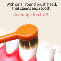 Plastic Plain Stellar Round Head Toothbrush - Each Cosmia.pk