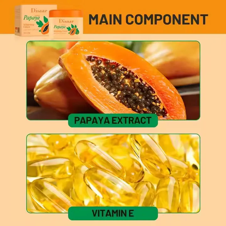 Disaar Papaya Extract Whitening Cream - 120g Disaar