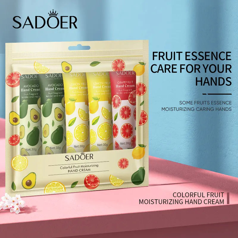Sadoer Fruit Plant Extract Hand Cream (30gm Each) Sadoer
