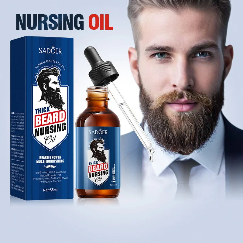 SADOER Thick Beard Nursing Oil - 55ml Sadoer