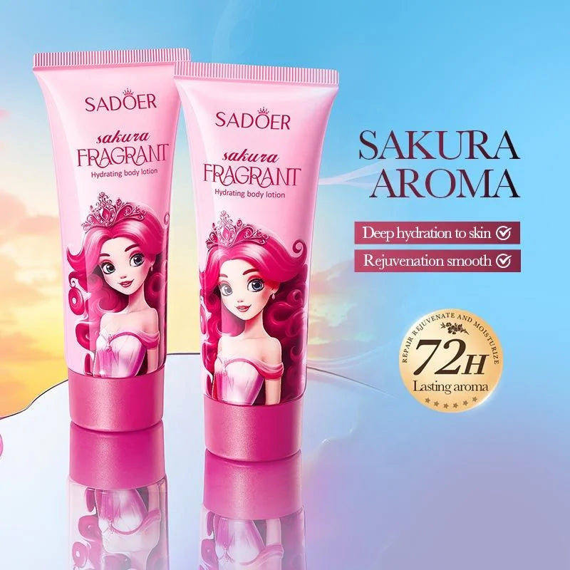 SADOER Sakura Aroma Fragrant Hydrating Body Lotion - 100g Sadoer