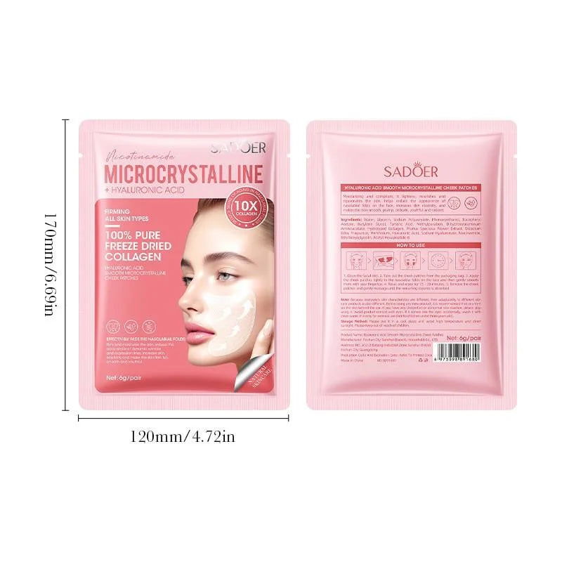 SADOER Hyaluronic Acid Smooth Microcrystalline Cheek Smile Line Sadoer