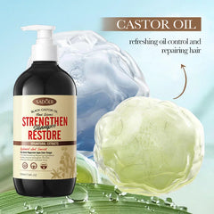 SADOER Black Castor Oil Strengthen Shampoo -  500ml Sadoer