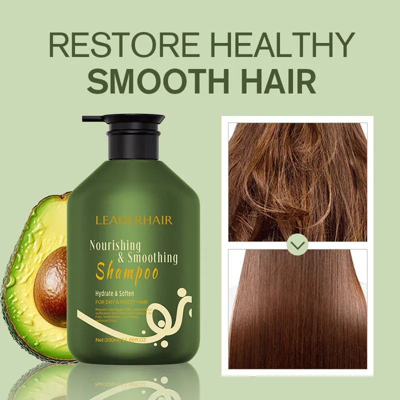 Leaderhair Nourishing & Smoothing Shampoo - 330ml LEADERHAIR
