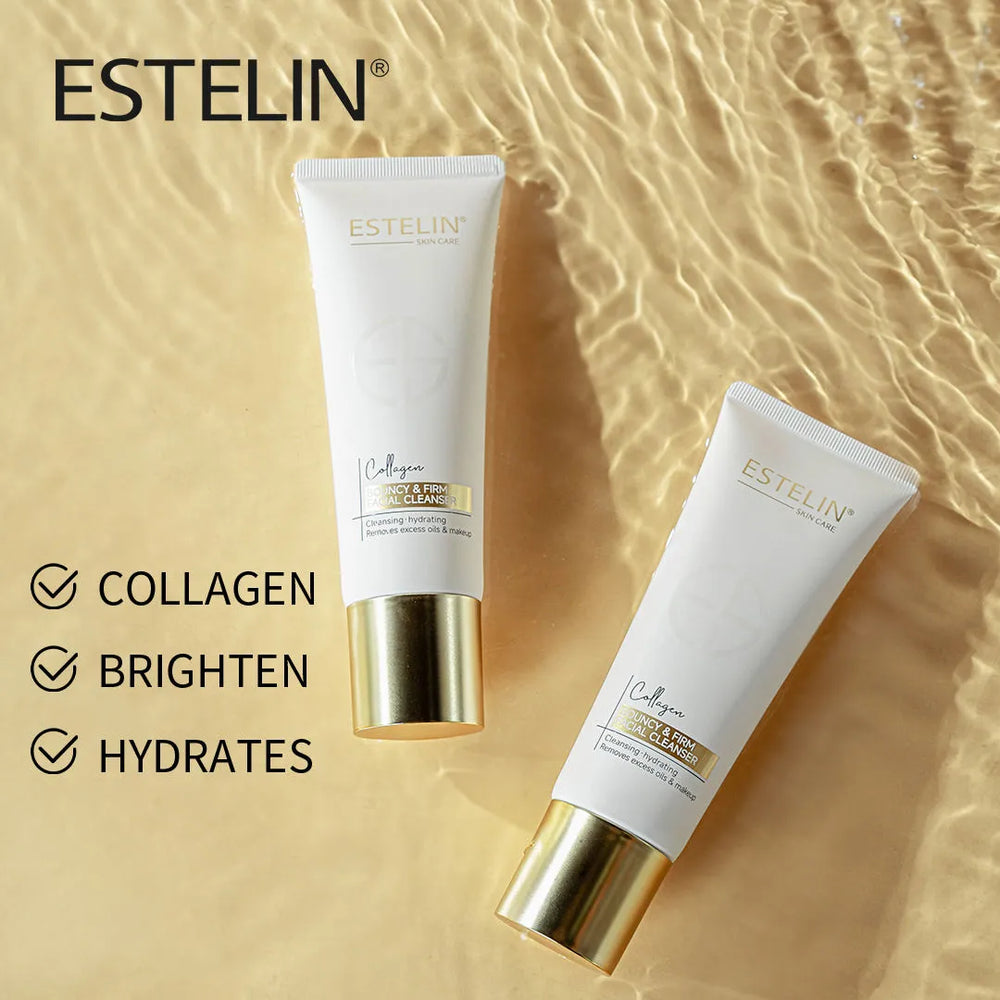 Estelin Collagen Bouncy & Firm Facial Cleanser - 120g Estelin