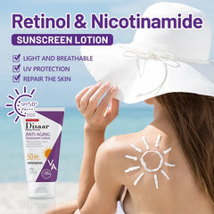 Disaar Anti-Aging Sunscreen Lotion SPF 50 UV Protection – 80g DISAAR