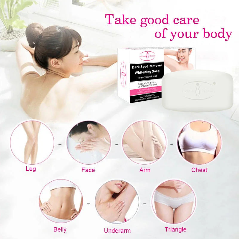 Aichun Beauty Pure Dark Spot Private Parts Whitening Soap Aichun Beauty