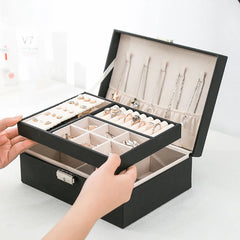 PU Leather Jewellery Box with Lock Cosmia