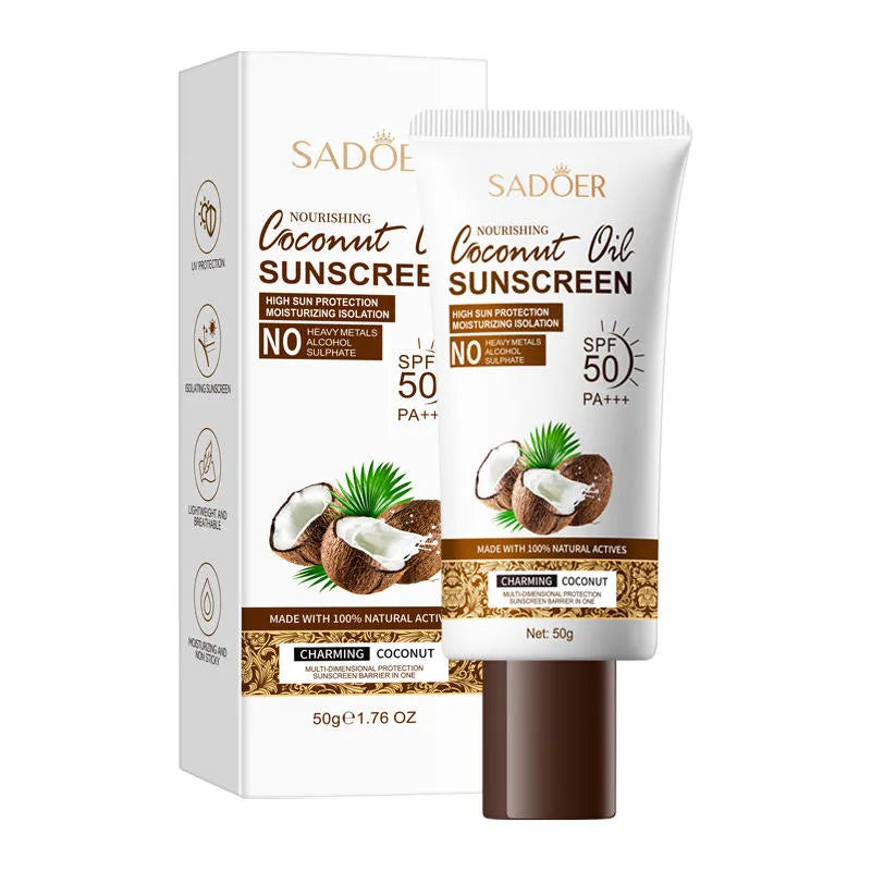 Sadoer Coconut Oil Sunscreen - 50g Sadoer