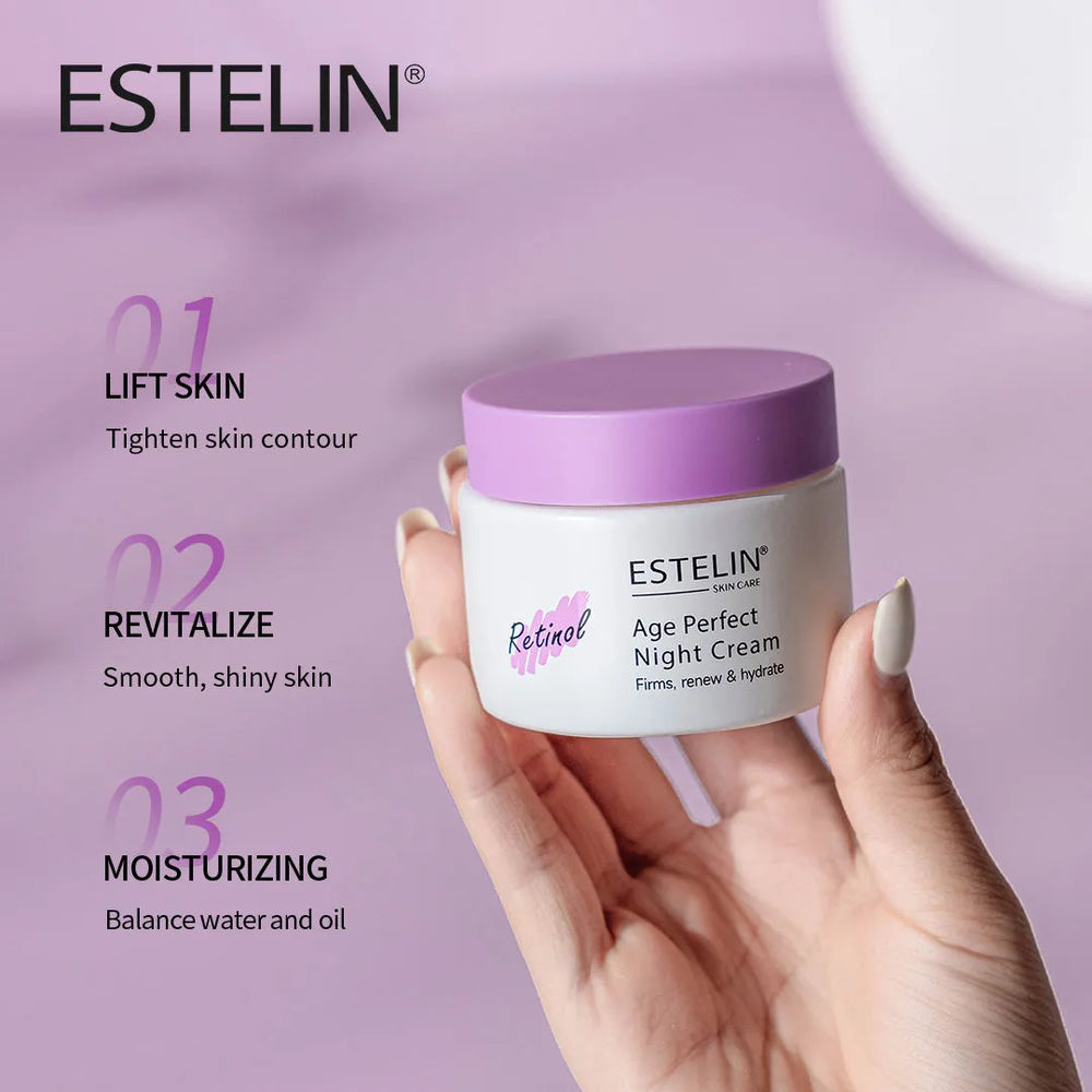 ESTELIN Retinol Age Perfect Night Cream for Face - 50ml Estelin