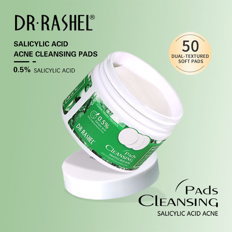 Dr.Rashel Salicylic Acid 0.5% Cleansing Pads Daily Defence - 50 Pads DR.Rashel