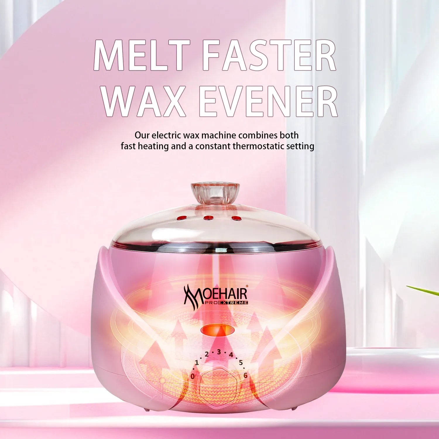 MoeHair Pro Extreme Non-Stick Epilator Wax Heater Machine MOEHAIR