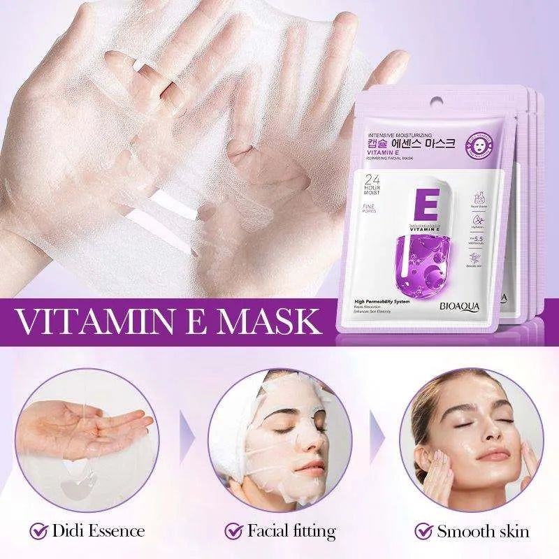 Bioaqua Vitamin E Repairing Facial Mask – Hydration & Skin Repair Bioaqua