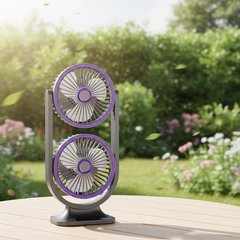 Double Head Air Circulation Fan Cosmia.pk