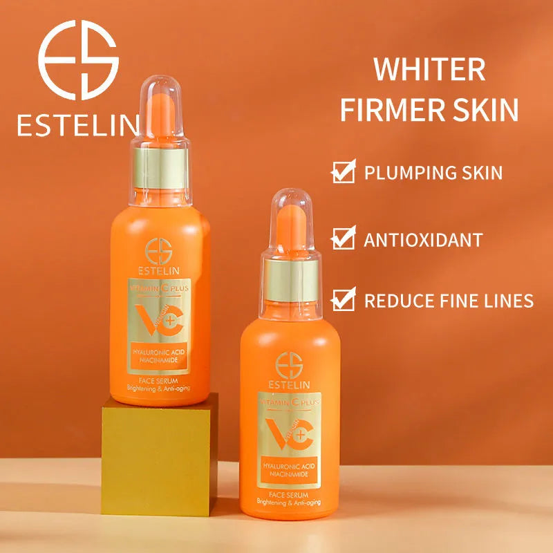 ESTELIN Vitamin C Plus Hyaluronic Acid Niacinamide Face Serum - 50ml Estelin