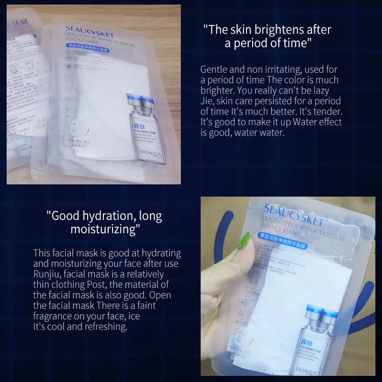Bioaqua Oligopeptide Moisturize Essence Facial Mask - 25g Bioaqua